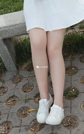 丝意写真摄影SIEE No.154 晨晨~小白裙配肉絲_丽丝库