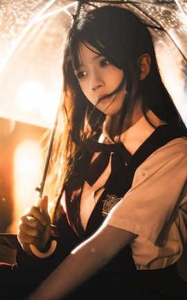 桜桃喵-雨下_丽丝库