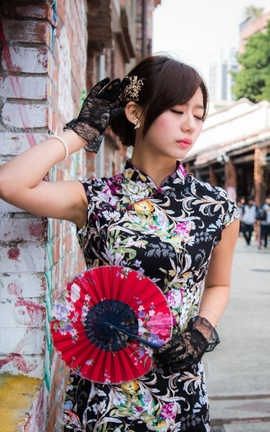 台湾网美 Wangmei Arlena 张菁菁-旗袍-剥皮寮#0009_丽丝库
