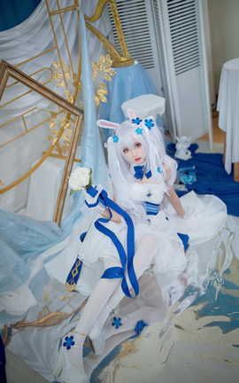 花柒Hana-拉菲花嫁&amp;宫园熏粉裙