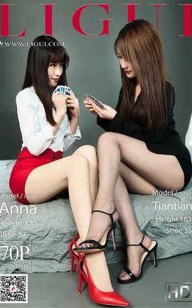 丽柜LiGui写真 2020.08.14《双生花》の 柔美肌香唇趾_丽丝库