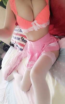 橙香静静-F粉丝学生裙_丽丝库