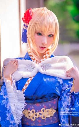 HaneAme雨波-Artoria-kimono_丽丝库