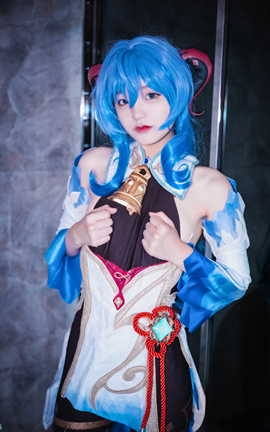 韩国写真BLUECAKE Jenny VOL.10 Sleeping with Ganyu_丽丝库