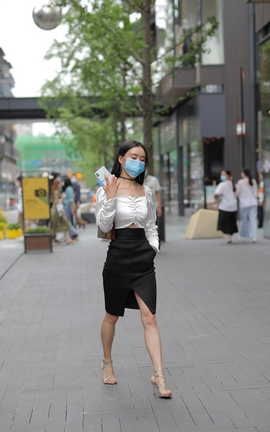 精选街拍作品 NO.1278 凯恩街拍作品 气质绝佳的小姐姐_丽丝库