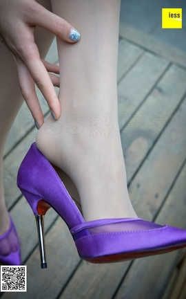 异思趣向IESS 丝享家  2018.10.01  No.327：《透视趾缝媚紫高跟》七七_丽丝库