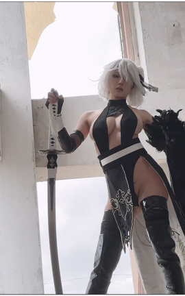 HaneAme雨波 罪恶修女 Nier2B自拍档V03[1080X1440 31秒]_丽丝库