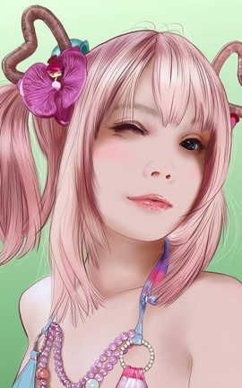 俄罗斯绝美coser RocksyLight drawing_丽丝库