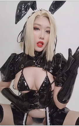 Sunnyvier Android 18 latex maidV5[720X960 27秒]_丽丝库