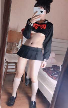 小结巴-JK猫耳娘超短裙 part1_丽丝库