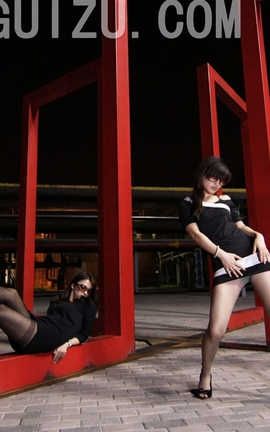 王朝贵足 No.456 曼曼宣萱子夜神秘双丝邦德女郎系列A_丽丝库