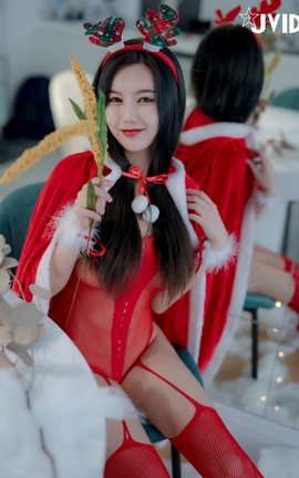 JVID 木木森 性感圣诞派对_丽丝库