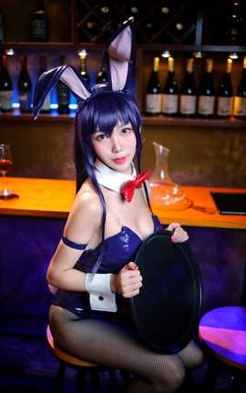 抖娘 利世-透视吊带&兔女郎学姐_丽丝库