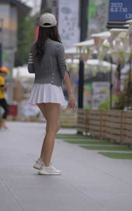 精选街拍作品 NO.1426 一始街拍作品 捧花的女孩 part2_丽丝库