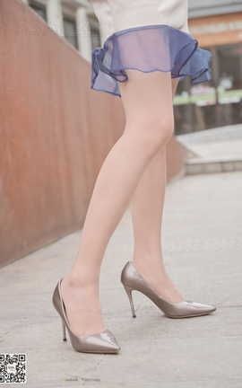 丝社SSA NO.099 雪梨 腿模雪梨街拍短裙肉丝_丽丝库