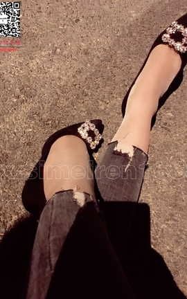 丝月神-2017.08.02路灯下夜拍牛仔裤方扣肉