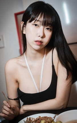 韩国写真BLUECAKE Shaany Soju Pearl_丽丝库