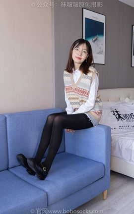 袜啵啵BoBoSocks NO.169 小甜豆-黑皮鞋、厚黑丝、厚肉丝_丽丝库
