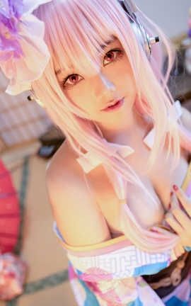 蜜汁猫裘-NO.019 索尼子和服_丽丝库