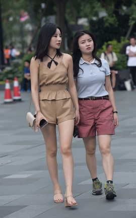 精选街拍作品 NO.1396 闺蜜 日常