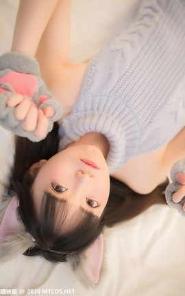 喵糖映画 VOL.274 萌娘的蓝色毛衣_丽丝库