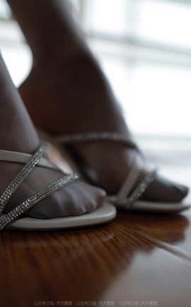 异思趣向IESS  2022.07.20 丝享家 1153：婉萍《灰丝凉鞋》_丽丝库