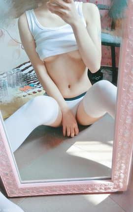 林秋麦-蓝白小背心_丽丝库