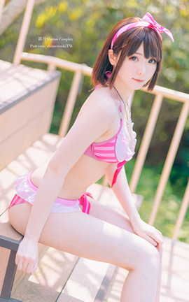 霜月shimo - 加藤惠泳衣 金发制服_丽丝库