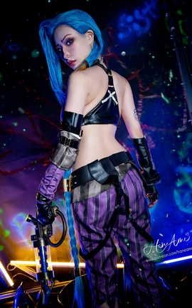 HaneAme雨波 英雄联盟 金克丝 Neliel_丽丝库