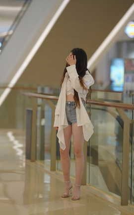 精选街拍作品 NO.0987 凯恩模拍作品 大长腿美女 part1_丽丝库