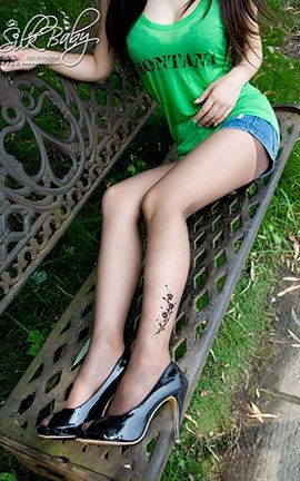 丝宝SilkBaby大尺度丝袜写真 VIP套图No.100 绿光森林_丽丝库